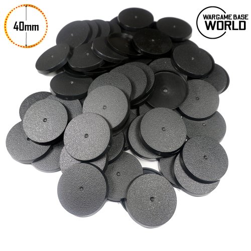 Imagen de Miniaturas para juegos de 40 mm Bases redondas de plástico de 40 mm para juegos de guerra