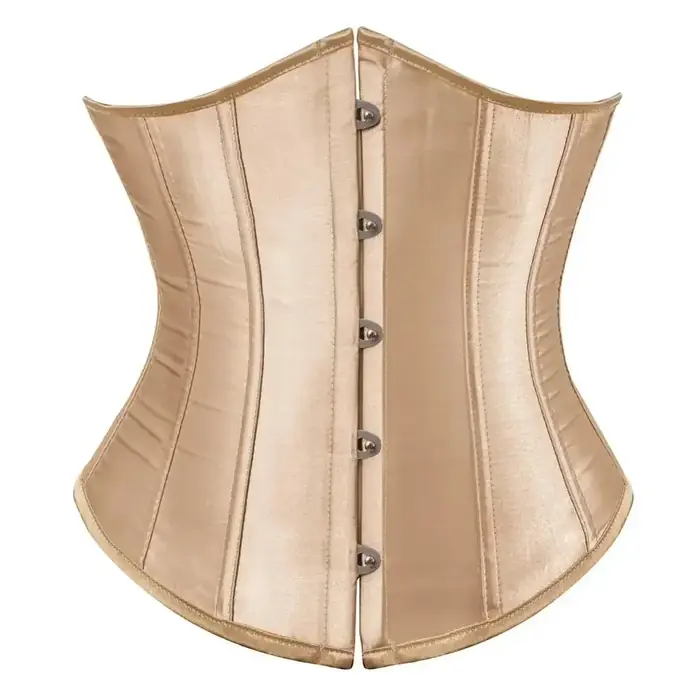 Image de Corset Satin Vintage - Taille Formateur Sexy & Élégant