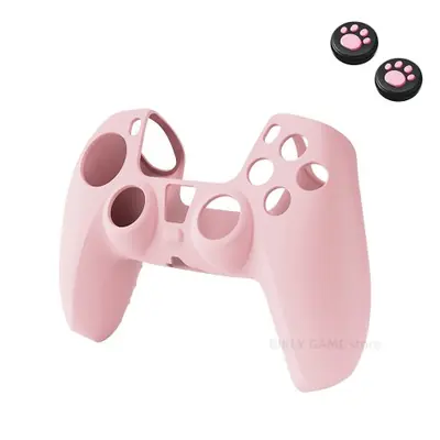 Image de Coque Silicone pour PS5 - Protection Antidérapante + Poignées