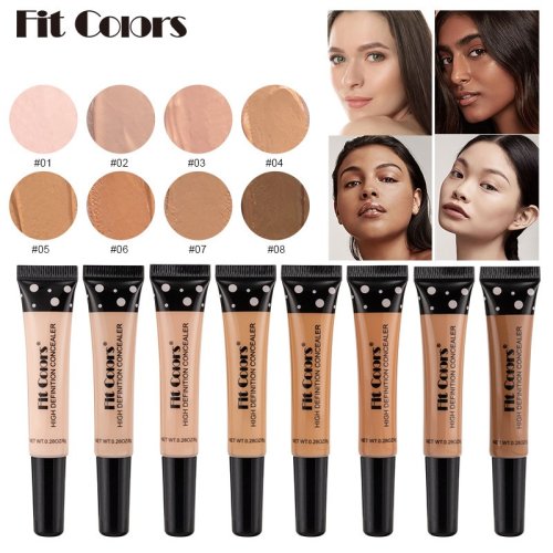 Imagen de Corrector Facial Natural de 6 Colores con Base Líquida Nutritiva para Reparación y Cobertura de Ojeras