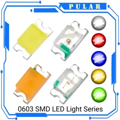 Image de LED SMD 0603 Multicolores - Lot de 100 Pièces