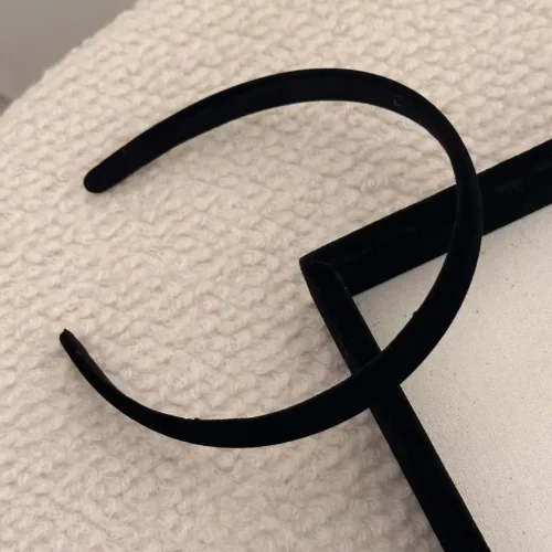 Image of Headbands for Women Girl Hair Bands Korean Accessories Hoop Fascinators Elegant Headdress Vintage 2024 Popular New in Gift Black