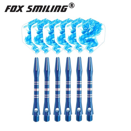 Image de Fléchettes Aluminium 41mm - Set Complet avec Plumes & Accessoires