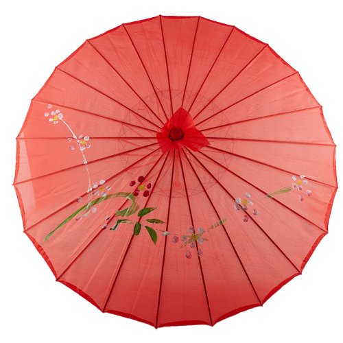 Afbeelding van 82/84Cm Zijden Doek Vrouwen Paraplu Japanse Kersenbloesems Oude Dans Paraplu Decoratieve Chinese Stijl Oliepapier Paraplu