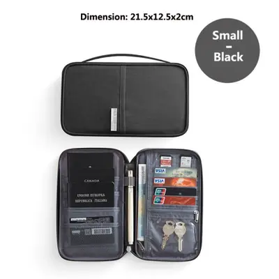 Image de Porte-Passeport Familial Multi-Poches Étanche
