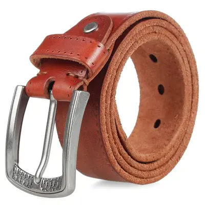 Image de Ceinture en Cuir Véritable Homme - Style Vintage & Robuste