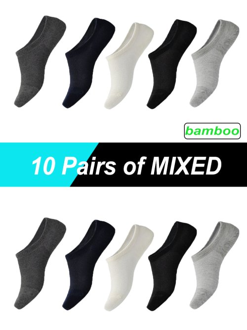 Bild von 10 paar Sommer Hohe Qualität Kühlen männer Bambus Faser Socken Dünne Kurze Socke Harajuku Einfarbig Männer Frauen Unsichtbare socke Neue Marke