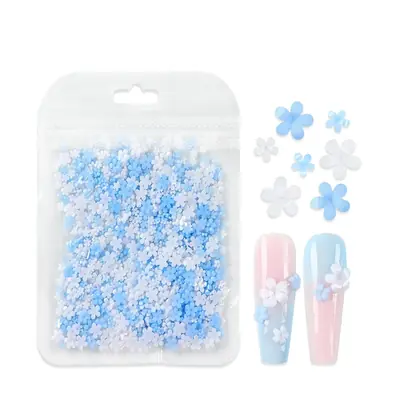 Image de Fleurs 3D pour Ongles - 400 Pièces Acrylique & Résine