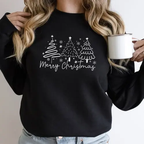 Image de Sweat à capuche Noël Joyeux - Femme
