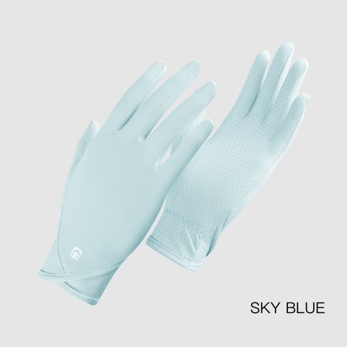 Image of Sunscreen gloves Thin Ice Silk Women's for Women and Men Driving Electric Motorcycles Fishing UV Protection, Anti Slip,ventilate
