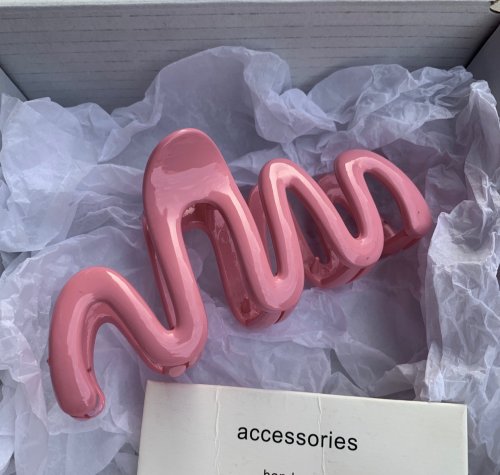 Bild von Bunte Jelly Wave Haarspange – Süßer Trend für Frauen & Mädchen