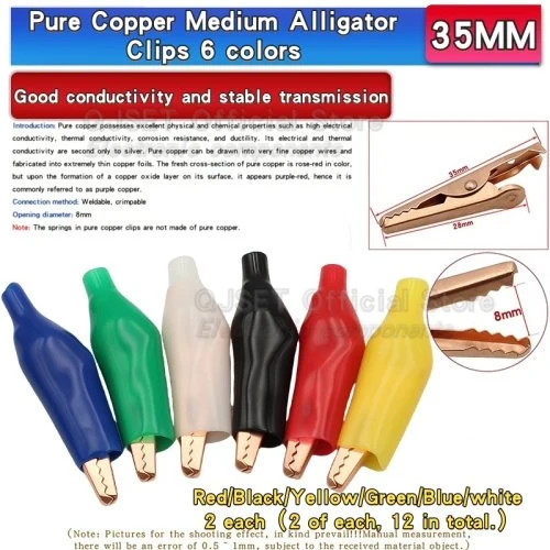 35mm 6 colores 12pcs