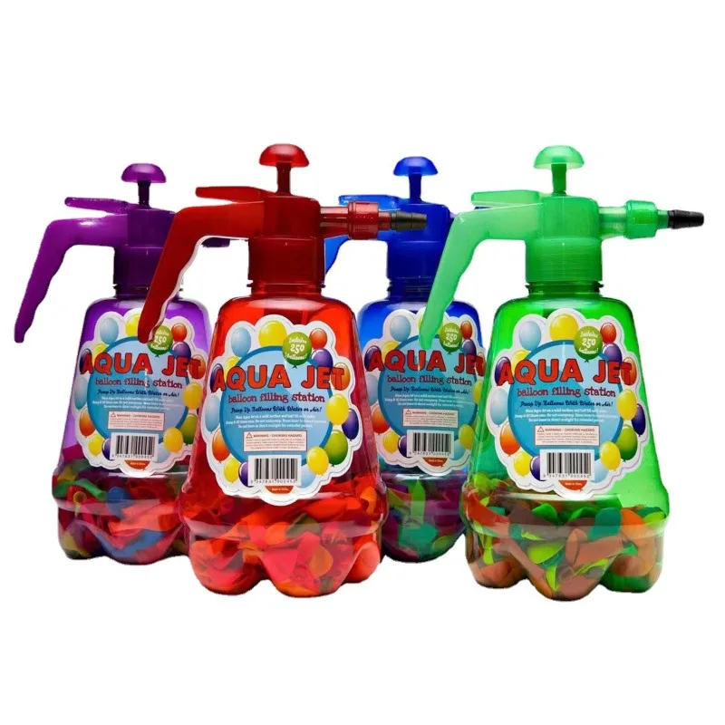 Afbeelding van Waterballoon Kit met Automatische Vuller – 100 Waterballonnen Inclusief voor Onbezorgd Buitenplezier