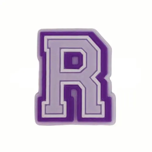 Image de Épingles Lettres Violettes pour Chaussures - Déco Crocs & Sabots