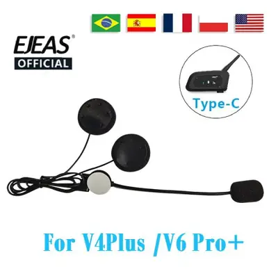 Image de Écouteurs Originaux EJEAS Type-C pour Interphone Moto V4, V6 Pro, V7