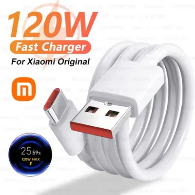 Image de Câble USB-C 120W Charge Rapide pour Xiaomi