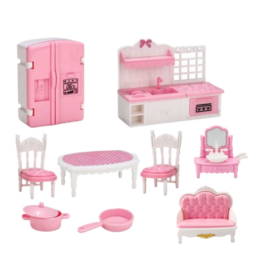 Bild von Kawaii Miniatur Möbel für Puppenhaus – Süßes Spielzeug für Mädchen