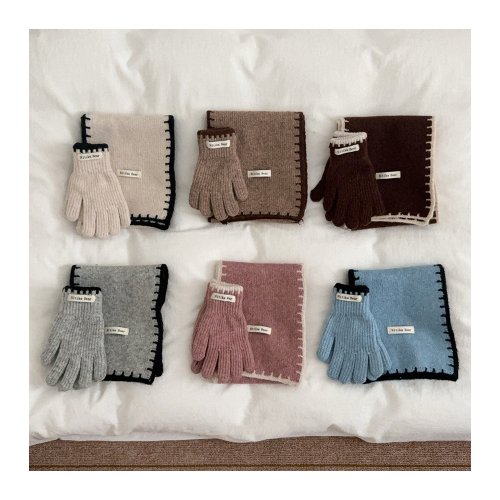 Image of Cozy & Colorful Winter Knit Gloves for Kids – Soft, Warm, and Stylish in 8 Vibrant Shades