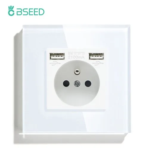 Double USB White