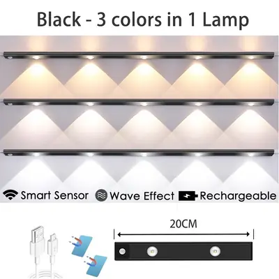 Image de Lumière sous meuble rechargeable avec détecteur de mouvement