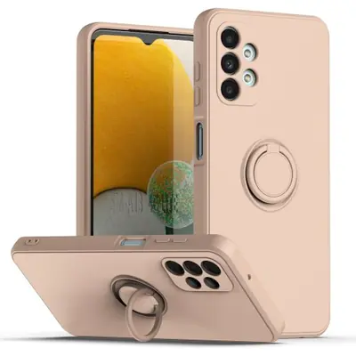 Image de Étui silicone liquide avec support magnétique pour Galaxy S23/S24/S25/S26