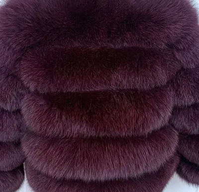 Image de Blouson Fourrure Renard Femme - Luxe & Chaud