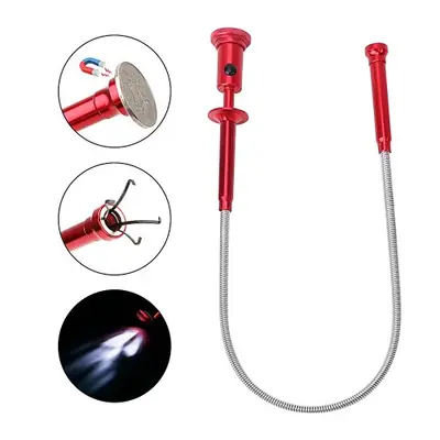 Image de Ramasse-Objets Magnétique avec LED - Outil de Nettoyage Flexible