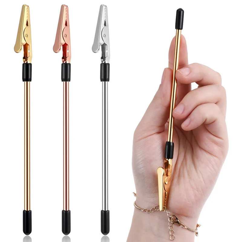 Afbeelding van 3-kleuren metalen armband helper gereedschap haak mooie armband helper gemakkelijk sieraden dragen gereedschap hulpmiddel hulp voor armband ketting