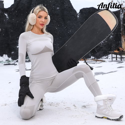 Image de Sous-vêtements Thermiques Femme Ski - Séchage Rapide & Anti-Humidité