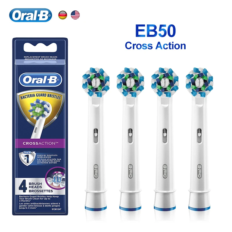 Imagen de Cabezales Originales Oral-B EB50 - Acción Cruzada 16°