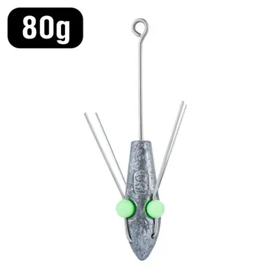 Image de Plomb de Pêche Anti-Accroc avec Perles Lumineuses - 80 à 200g