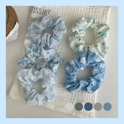 Image de Fleurs de Pêcher - 6 Anneaux Cheveux Tendance
