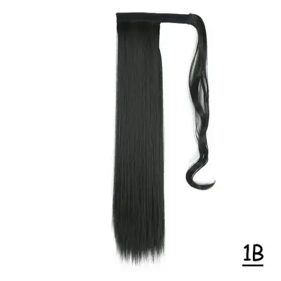 Image de Extensions de Cheveux Synthétiques Longs & Lisses - Clip-On Faux Cheveux