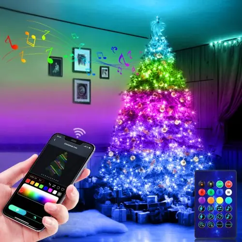 Image de Guirlande LED Couleur Rêve - Éclairage Magique pour Chambre, Fête & Noël