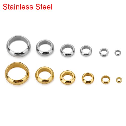 Image de Perles d'Espacement Or - 50 Pièces