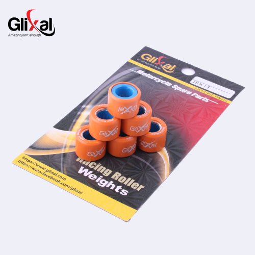 Afbeelding van Glixal Racing Variateur Rollers 18x14mm – Hoge Prestaties voor Scooter & ATV
