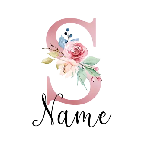 Lettera S con nome