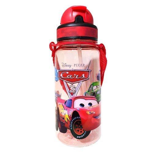 Bild von Disney Frozen Trinkflasche mit Strohhalm – Kinder-Tasse für Jungen und Mädchen