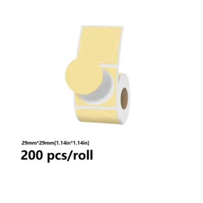 Image de Étiquettes Circulaires Adhésives 30mm pour Imprimante Portable