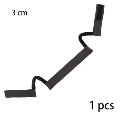 Image de Bande de Fusion Dentelle 3cm pour Perruque - Bandeau Noir avec Découpes d'oreille