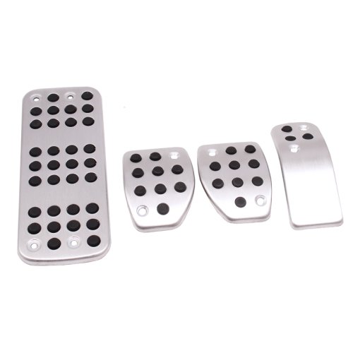 Image of Universal Car Pedal Covers for Peugeot 207, 301, 307, 208, 2008, 308, 408, CC & Citroën C3, C4, DS3, DS4, DS6 – Enhanced Foot Rest with Modified Pedal Pad Plate for Improved Comfort and Durability