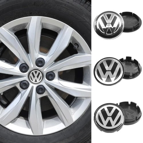 Image de Capuchons de Moyeu 55/65mm pour VW Golf, Passat, Tiguan & Plus