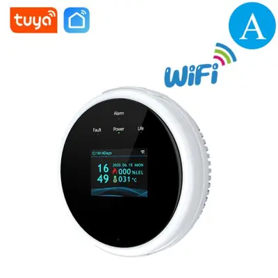 Image de Détecteur de Fuite de Gaz WiFi - Alarme Intelligente