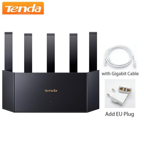 Afbeelding van Tenda Router BE6L Dual-Core Wifi7 BE5100 5011Mbps 2.5G Ethernet-poort Dubbele frequentie 2.4/5GHz 5onafhankelijke signaalversterkers Mesh