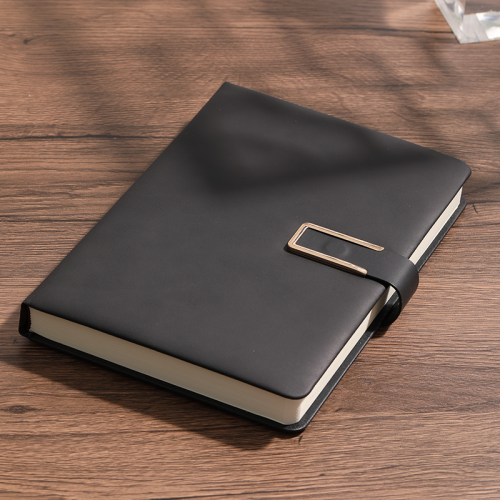 Bild von Vintage-Notizbuch aus Leder im A5-Format mit personalisiertem Softcover – perfekt für Geschäftstreffen und das Collegeleben