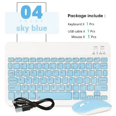 Image de Clavier Bluetooth Compact pour Tablettes et Smartphones