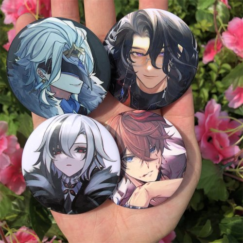 Image de Broche Fatui Docteur Genshin Impact - Cosplay Accessoire Officiel