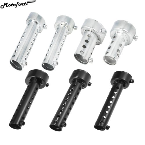 Imagen de Deflectores de Escape Universal en Acero Inoxidable para Motocicletas