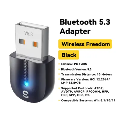 Adaptateur USB Bluetooth 5.3 Audio