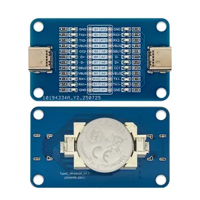 Image de Testeur de Câble USB-C 24 Broches avec LED - Détection Rapide & Précise